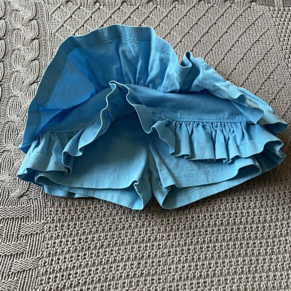 Hanna Andersson Teal Ruffled Skort ~ 100/4 - Picture 8 of 10